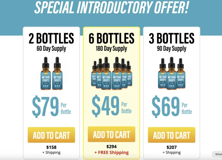 3 Days Metabo Drops Offer